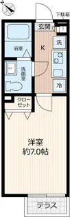 パステール・グラン桜木【1階】の間取り