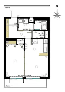 レガーロ打吹【1階】の間取り