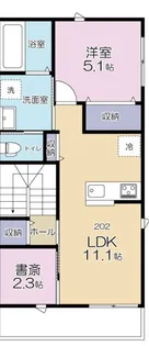 Maison de Poire【2階】の間取り