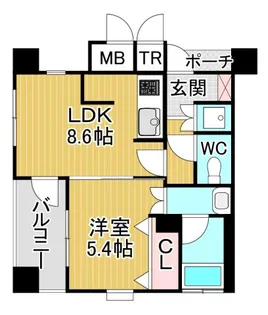 コナ・パラッツォ【3階】の間取り