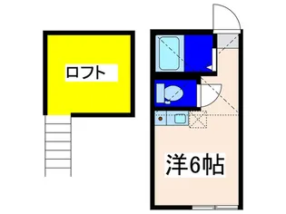 ユナイト弘明寺モディリアーニ【2階】の間取り