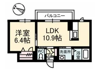 べレオ海岸通り【1階】の間取り