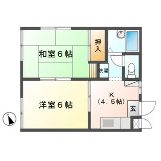トゥフレ参番館【2階】の間取り