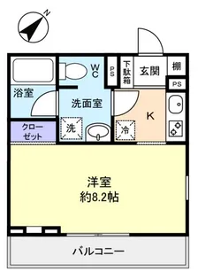 アバンティ津田沼【1階】の間取り