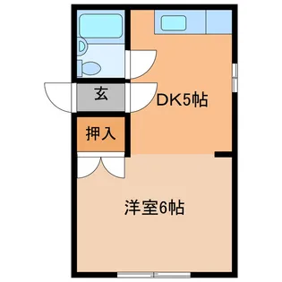 コーポM【2階】の間取り