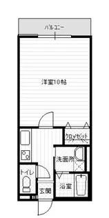 メゾン・リベルテ B棟【2階】の間取り