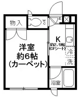 ハイツシミズ【2階】の間取り