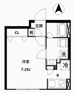 CREAL高田馬場II【4階】の間取り