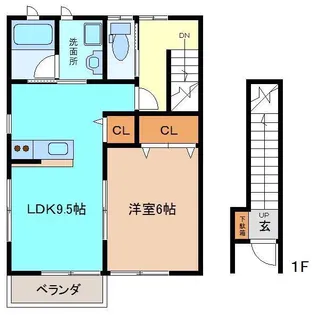 ロワイヤル・エポII【2階】の間取り