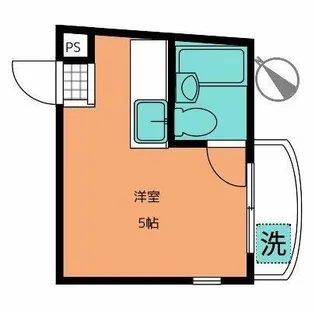 フラット14【4階】の間取り