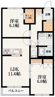 オークフォレスト【2階】の間取り