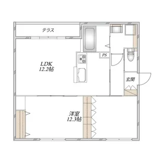 Villa Persimmon(ヴィラ パーシモン)【1階】の間取り