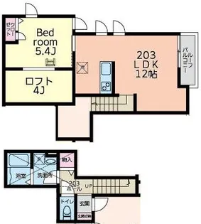 Sun Helios【2階】の間取り