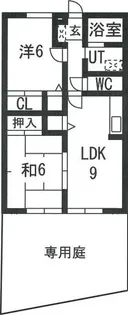 フェアリー上甲子園【1階】の間取り