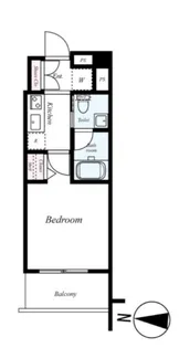 ル・リオン大鳥居【3階】の間取り