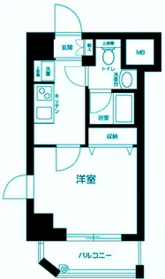 アマヴェル洗足【2階】の間取り