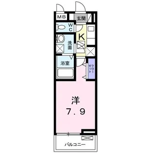 ヴィラ 七国【1階】の間取り