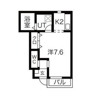 ヴィラ・ファルコン2【1階】の間取り