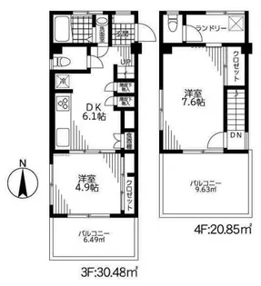 ロイヤルハイムの間取り