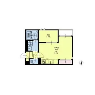 GRANDTIC東照宮【1階】の間取り