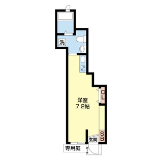 アクアソレイユ【1階】の間取り