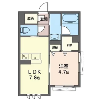 ラコルト駒込【1階】の間取り