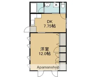 ドミ若葉【2階】の間取り