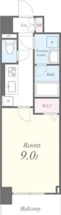 キャナルテラス品川【6階】の間取り