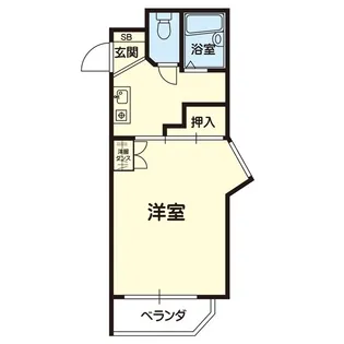 アレグリア黒髪【4階】の間取り