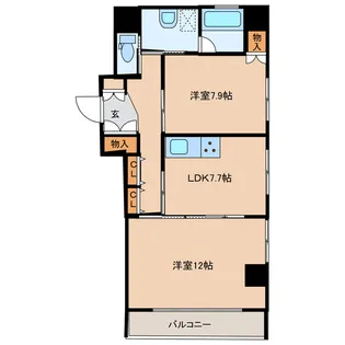 ピアビル【6階】の間取り