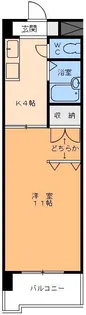 サンループ加藤【4階】の間取り