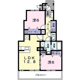 モルティIII【1階】の間取り