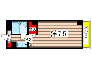 ベルヴュ日吉【2階】の間取り