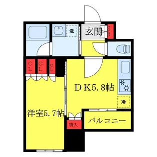 ウエストパークタワー池袋【4階】の間取り