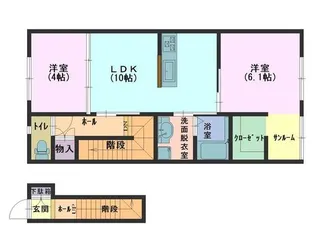 Ale【2階】の間取り