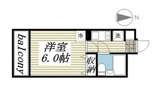 メゾン・ド・オンブラージュ【4階】の間取り