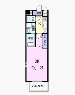 アロヒ ラウレ・ア ハレ【2階】の間取り