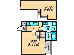 フォレスト川田【1階】の間取り