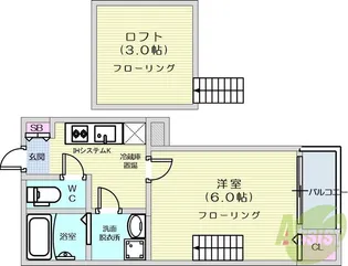 Frieden【2階】の間取り