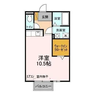 エスパス【2階】の間取り
