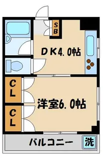 ドルフィン【3階】の間取り