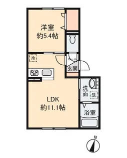 フォーシックス【2階】の間取り