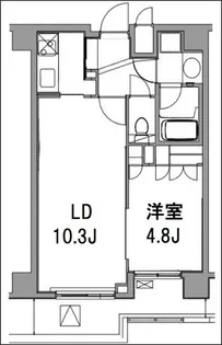 The Hermitageザ・ハーミティッジ【3階】の間取り