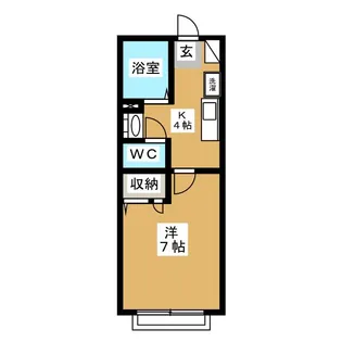 サウスプレイスB棟【1階】の間取り