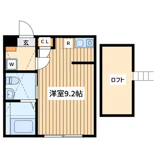 ケンズ リアン相模原【2階】の間取り