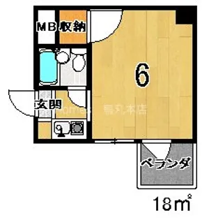ロイヤルハイツコトブキ【1階】の間取り