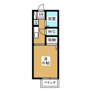 コーポひまわり【1階】の間取り
