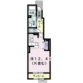 メゾン ド アンジュI【1階】の間取り