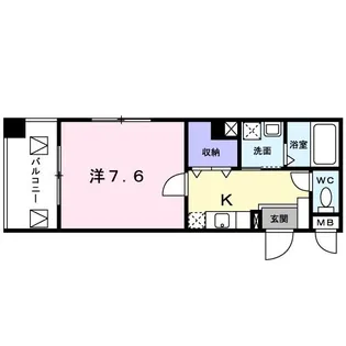 フォルシュライツ【6階】の間取り