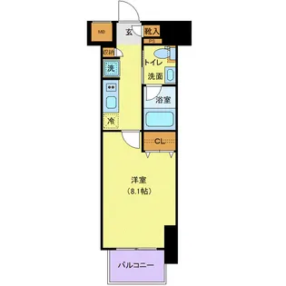 ライトハウス大塚【11階】の間取り